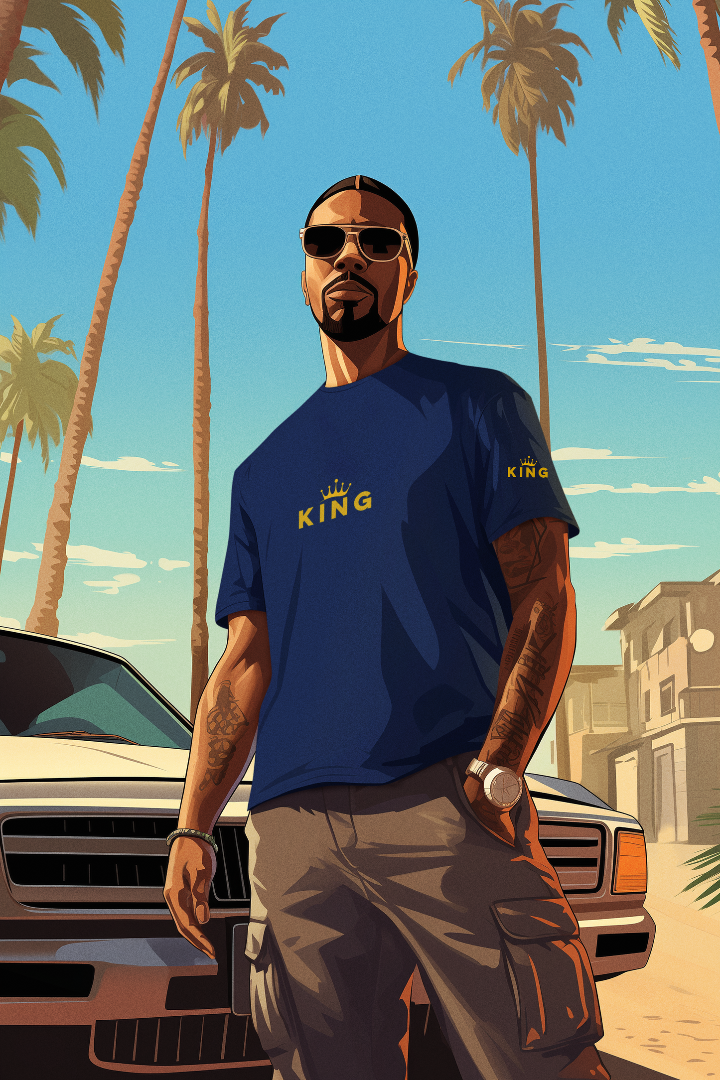 King T-shirt - Checkmate Apparel