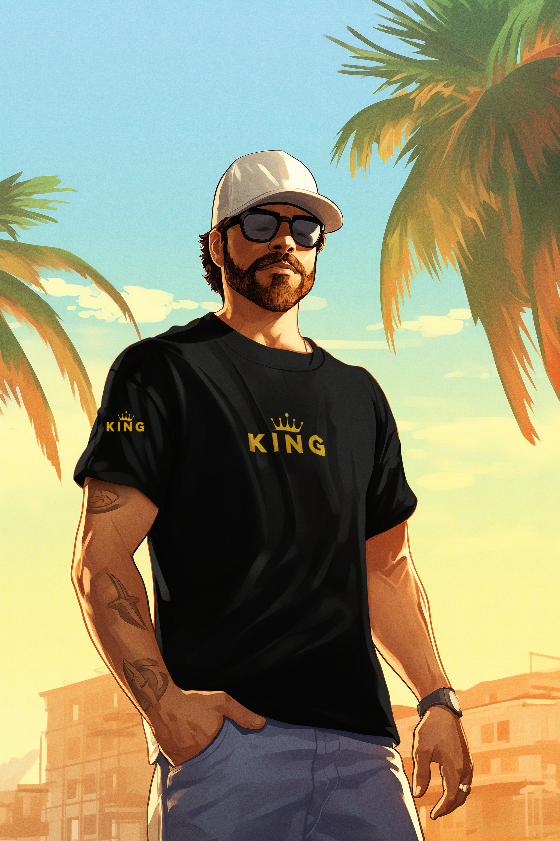 King T-shirt - Checkmate Apparel