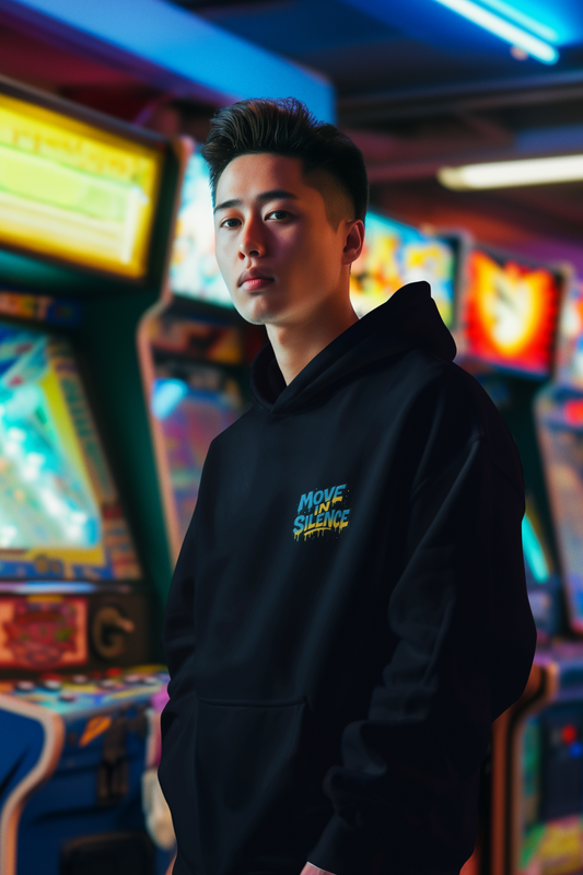 Move in Silence | Hoodie | Black | Checkmate Apparel 