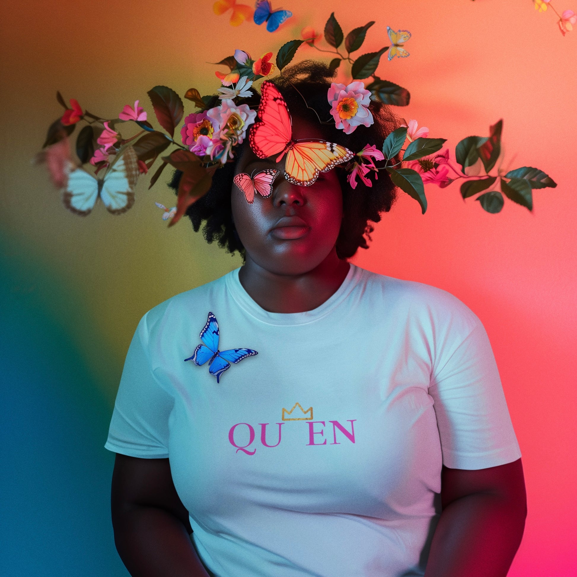 Queen | Rose to Bloom T-shirt| Checkmate Apparel